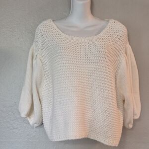 Skylar + Madison Cream Knit Sweater